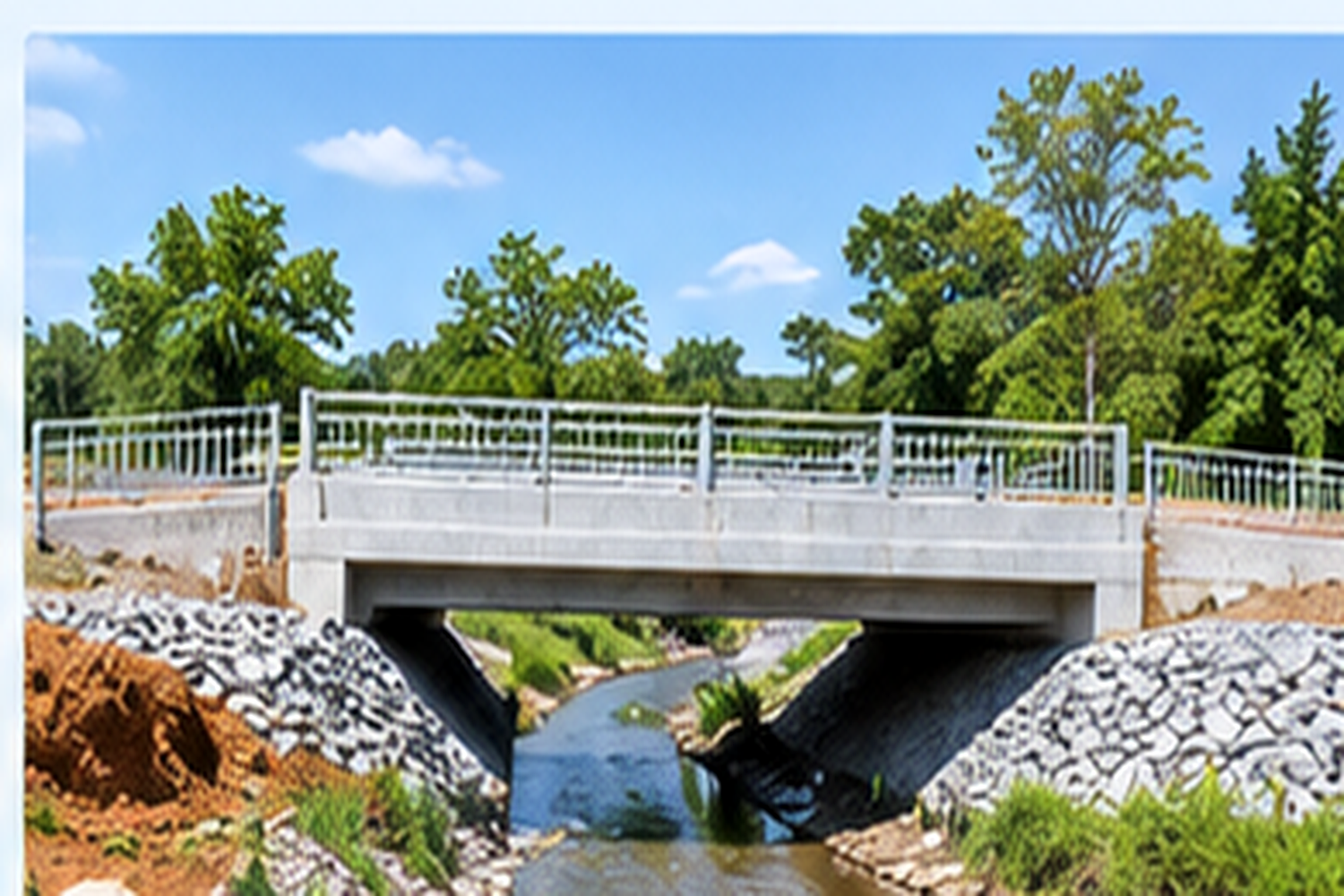 Small bridge and civil infrastructure concept