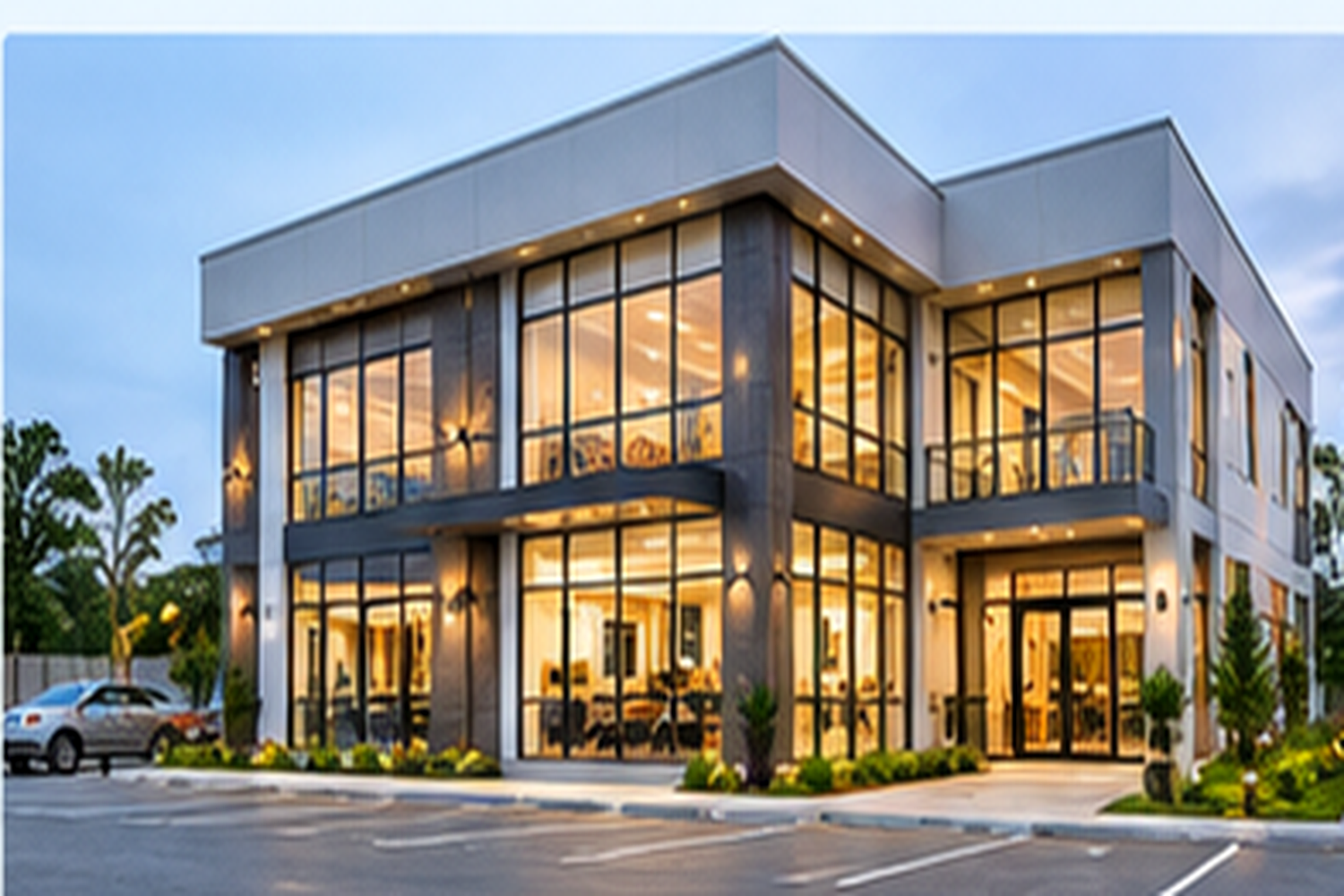 Commercial building development concept