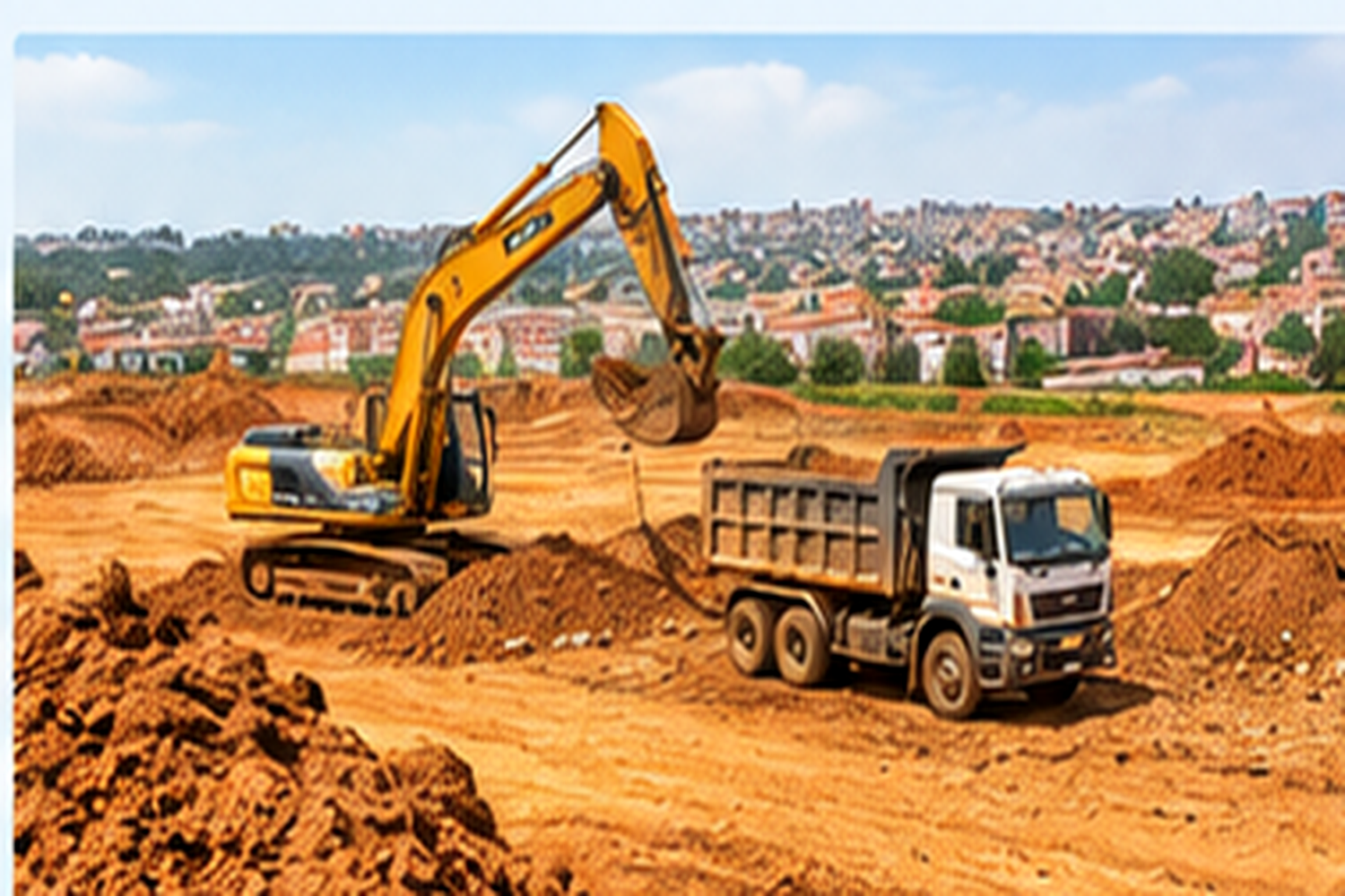 Site development and earthworks concept