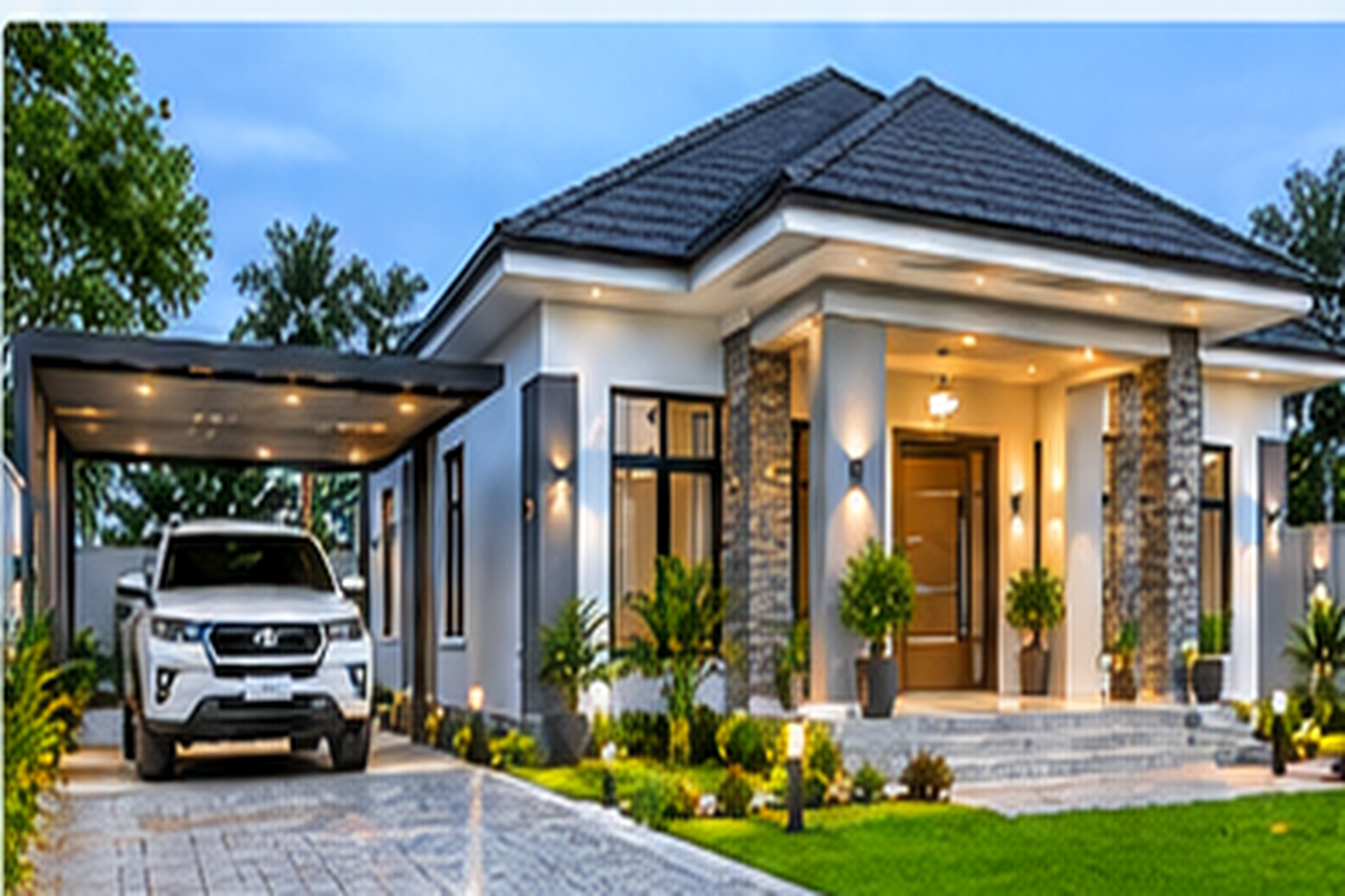 Modern 3-bedroom residential development concept